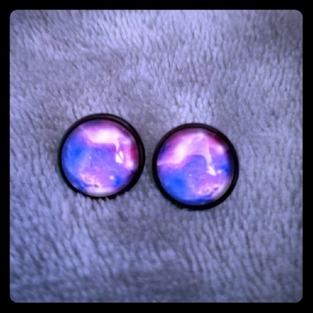 Galaxy earrings